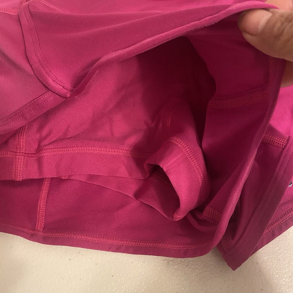 NIKE Swoosh Dri-Fit FLEX 2 IN 1 WOMEN Active Run TENNIS SHORTS Sz XS Fuchsia NEW - Picture 3 of 7